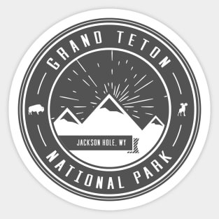 Grand Teton National Park Travel Series Sticker